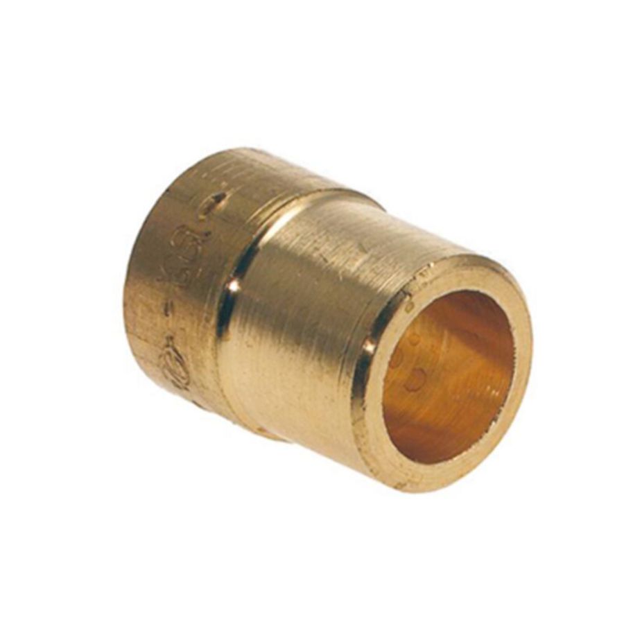 Inschuifsok messing soldeer 42mm spie x35mm inw. KIWA/Gastec