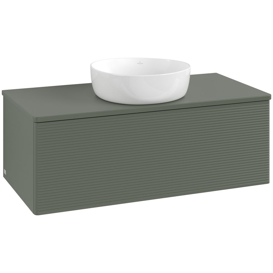 Wastafelonderkast Antao 1000x360x500mm L.Green Matt Lacquer K31110HL