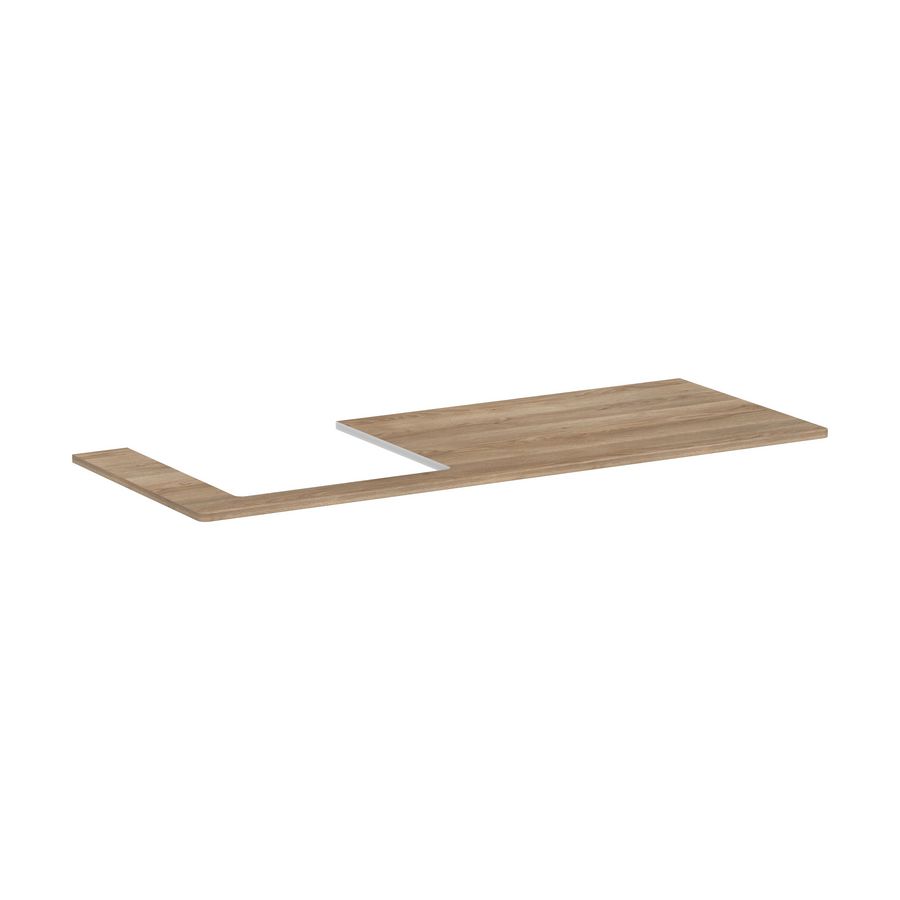 Console 1360x550mm m uitsp. L countertop Xelu Q 54097230