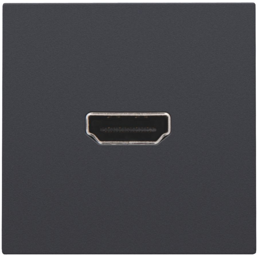 Afwerkingsset met HDMI-naar-HDMI-aansl. anthracite