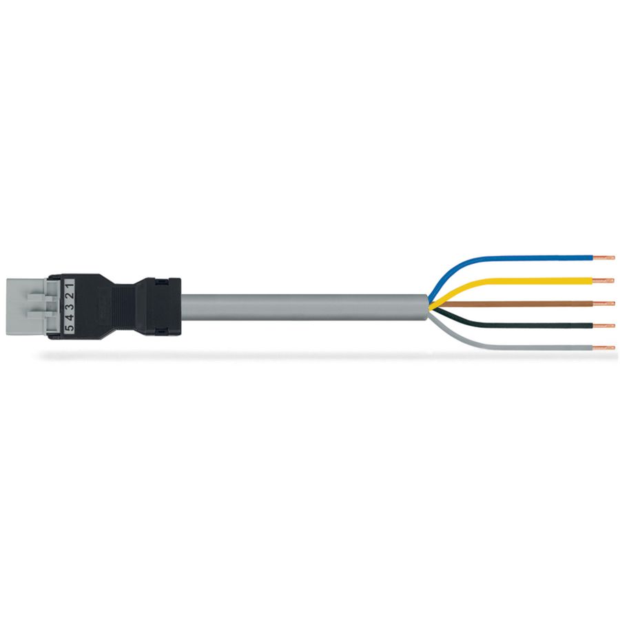 Geconf.aansluitkabel Eca Steker/open einde 891-8995/205-103