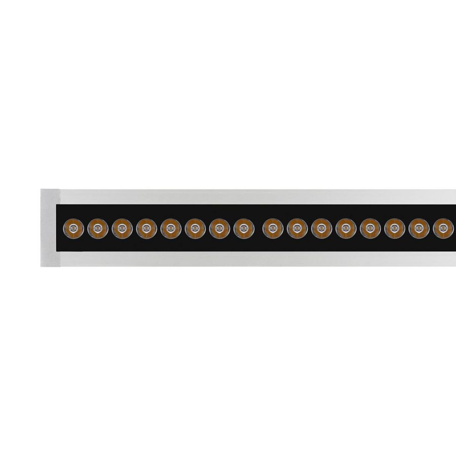 LED-Linear inbouwarmatuur 3000K 33W statisch symm. intensiev