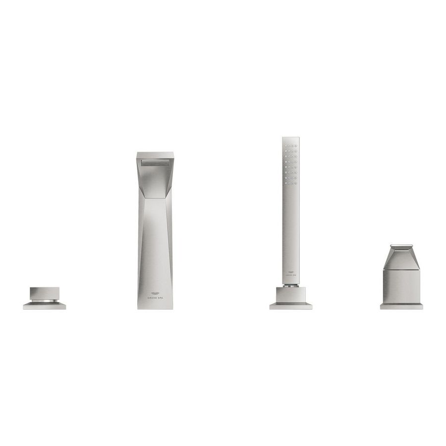 Allure brilliant 4-gats badCombinatie supersteel (rvs look) (Spa colors coll.)