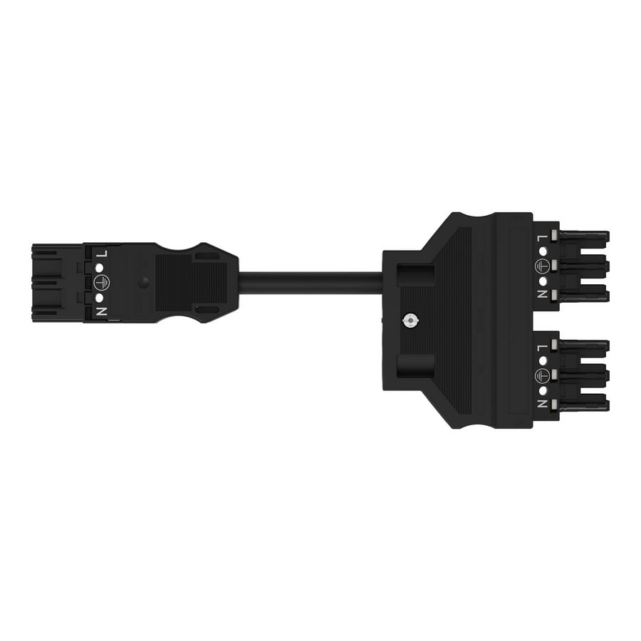 Geconf.Y-kabel Eca Cod. A 771-5001/296-000