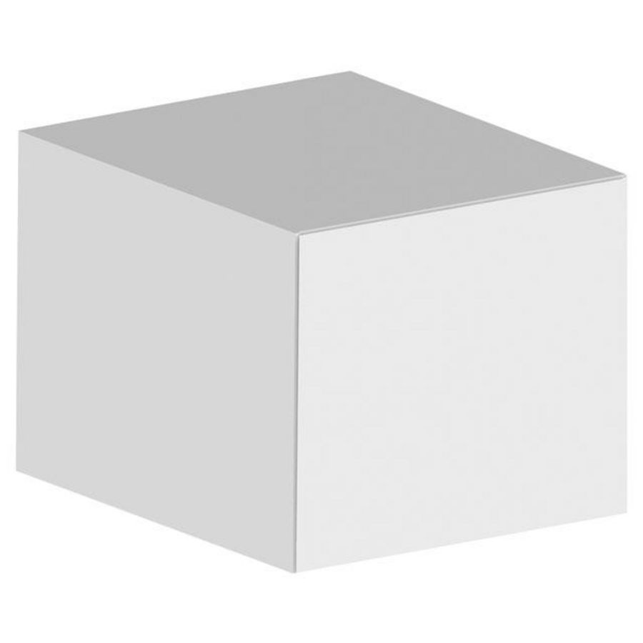 Sideboard frontlade 400x350x490 blue satin/glas blue satin