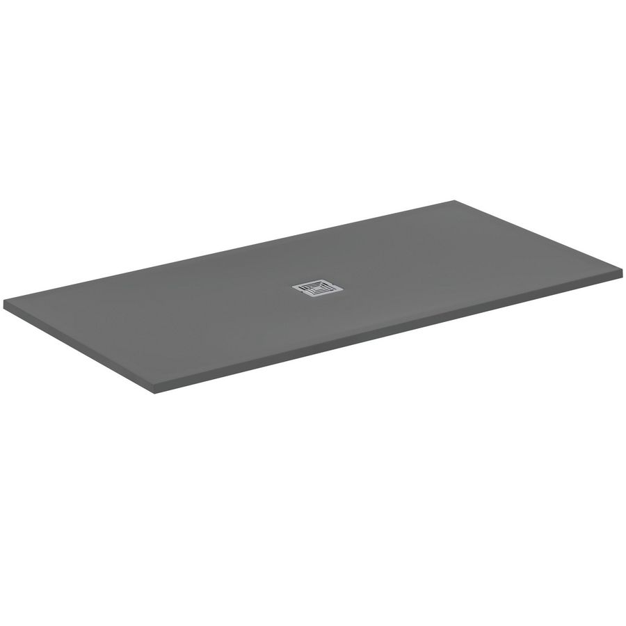 Douchebak rechthoek 1800x900x30mm Betongrijs Ultra Flat S +