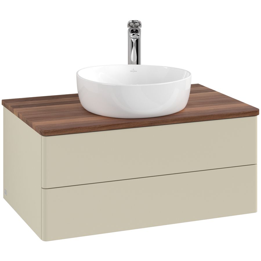 Wastafelonderkast Antao 800x360x500mm S.Grey Matt Lacquer L19052HJ