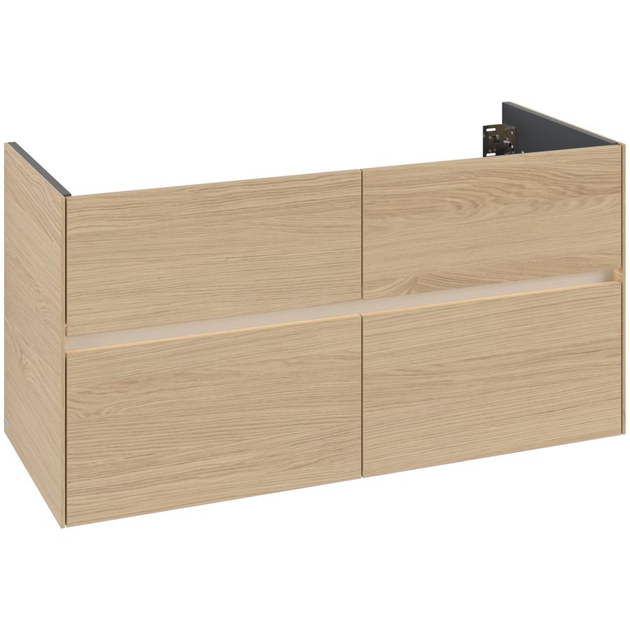 Wastafelondekast Collaro  1196x603x498mm Nordic Oak
