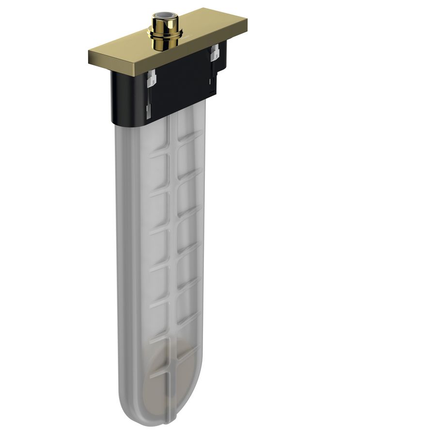 Afbouwdeel sBox Square randmontage 28010990 polished gold optic