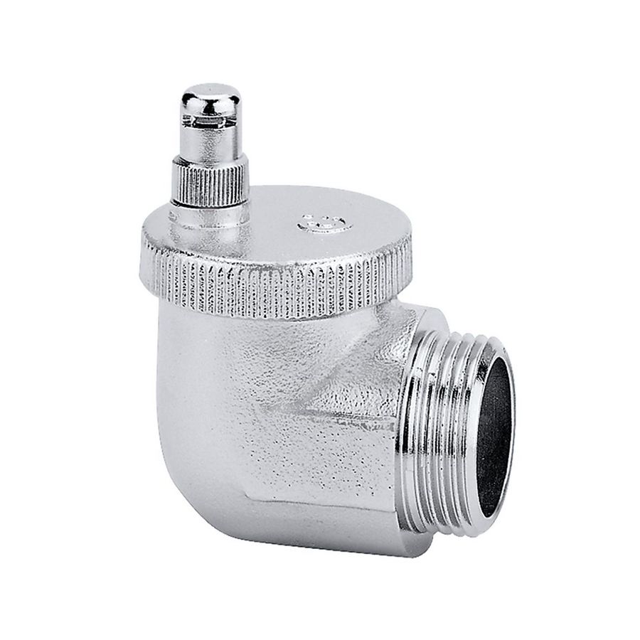 Automatische ontluchter Aercal chroom 1/2"bt. haaks