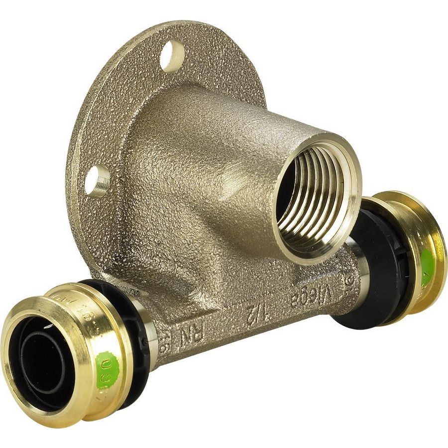 Muurplaat doorstromend pers RAXOFIX 20x1/2"bn.x20mm silicium brons 5324.3