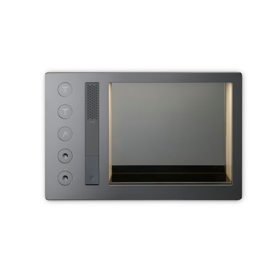 AXOR Incava Planchet 100mm Zwart glas
