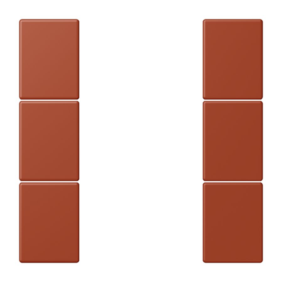 Tastafdekking F50 3-voudig compleet LC32110 KNX