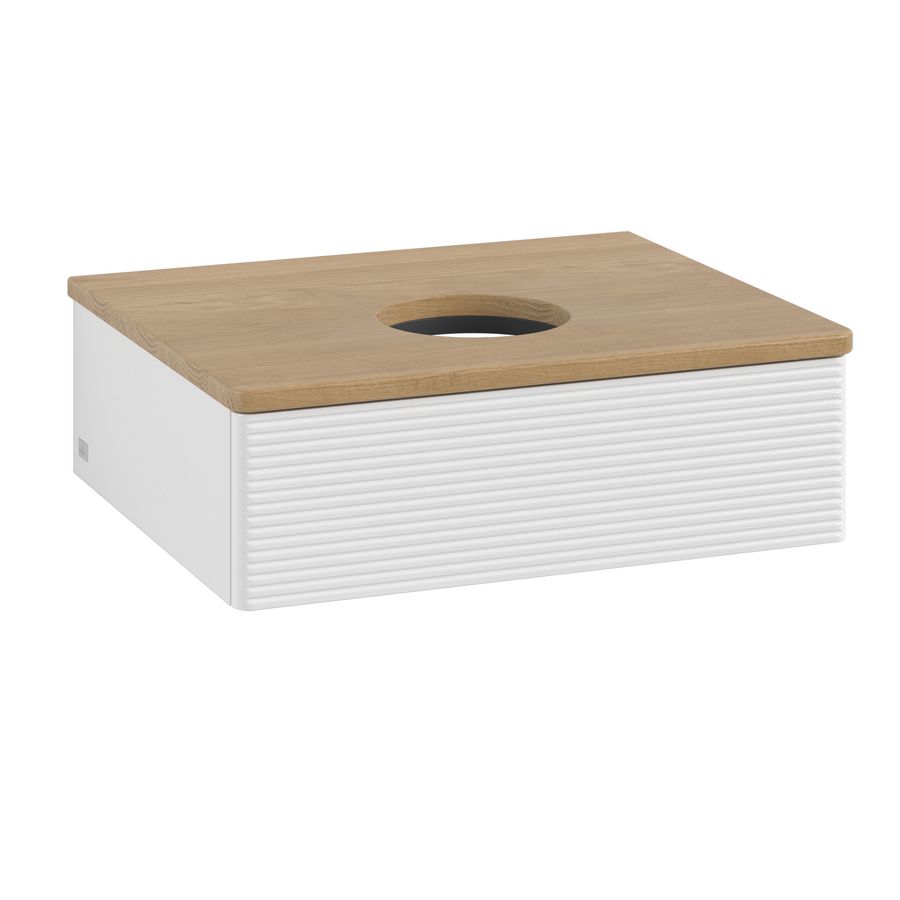 Wastafelonderkast Antao 600x190x500mm G.White.L K07111GF