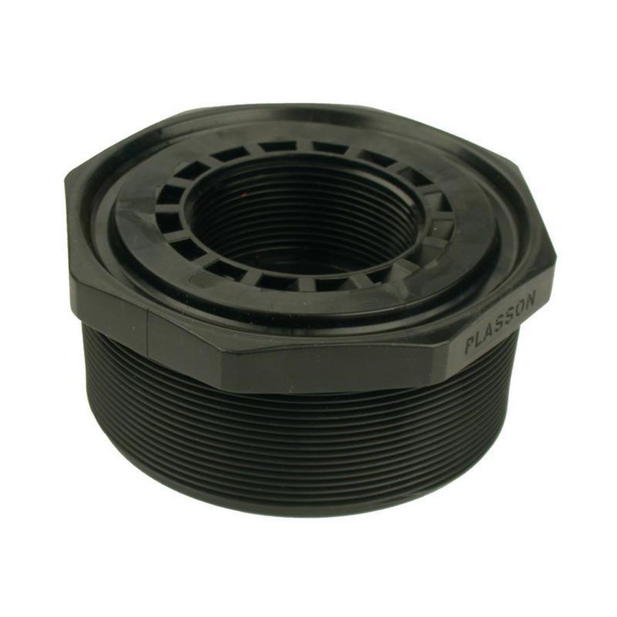 PP druk verloopring 2" bu. x 1.1/2" bn. PN16