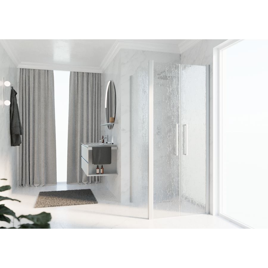 Zijwand Y2F2B 1010-1030x2000mm matchroom aqua