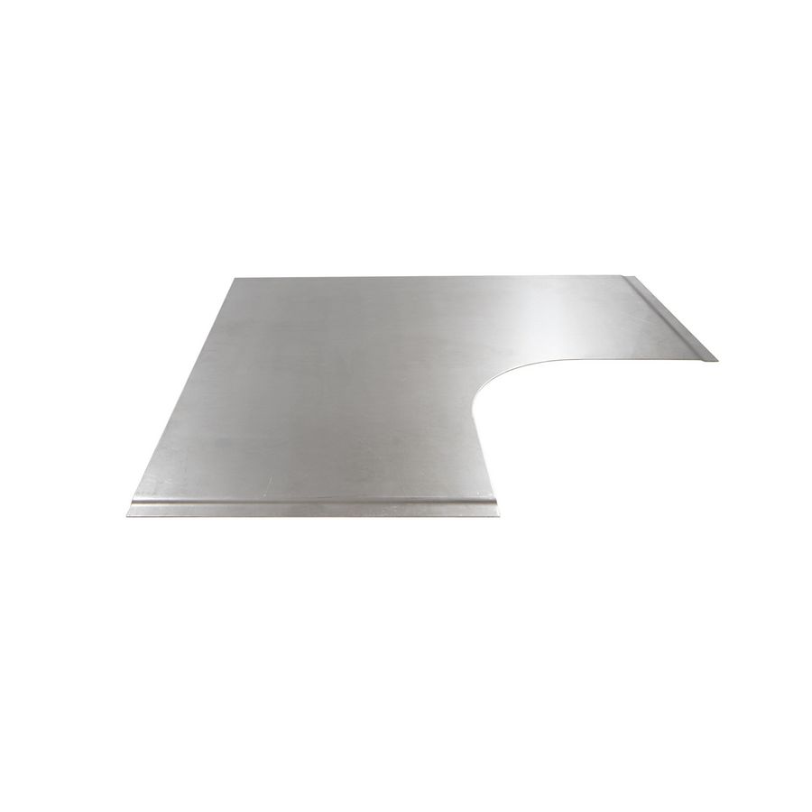 Deksel bocht 90gr. Lock OK3 H60 B220 RVS 304 H R100