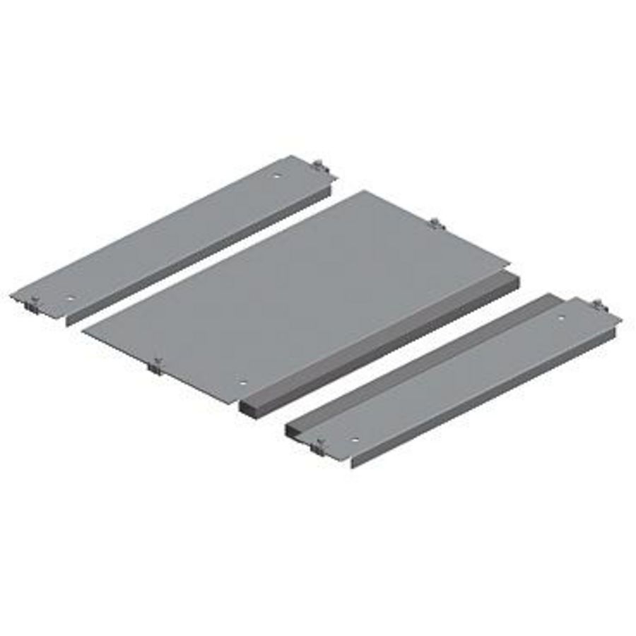 1 entry cable gland plate fixed by clips 300x800mm