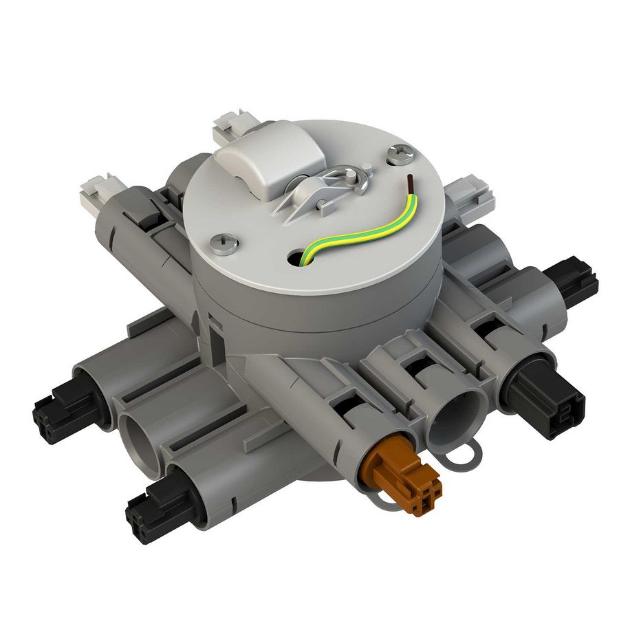 Stekerbare centraaldoos enkelpolige schakeling 4v CHS75-EV3