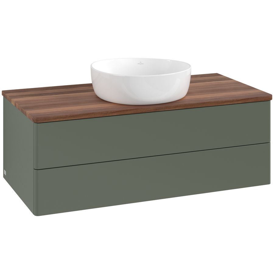 Wastafelonderkast Antao 1000x360x500mm L.Green Matt Lacquer L20012HL