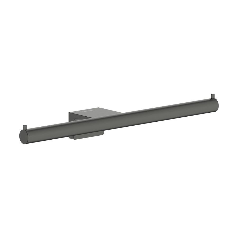 AddStoris S dubbele closetrolhouder Brushed Black Chrome