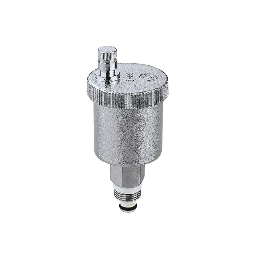 Minical automatische ontluchter + afsluitklep 1/2"bt. chroom