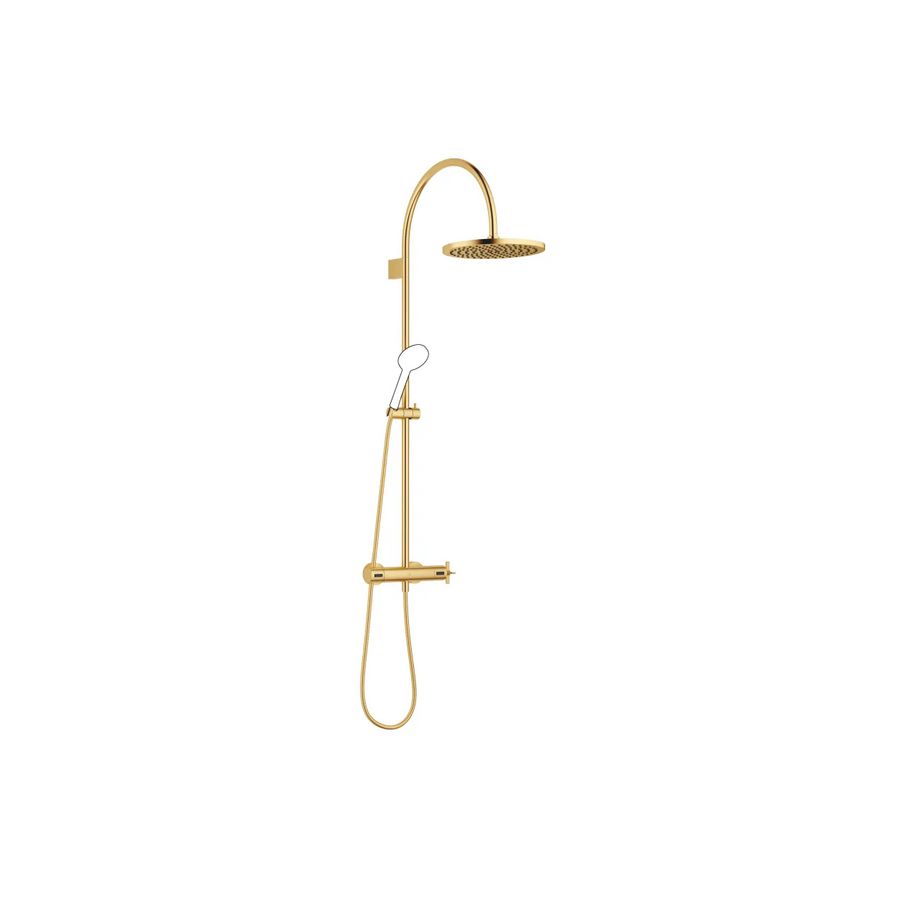 VAIA Showerpipe douchether. z.handdouche Messing gebor
