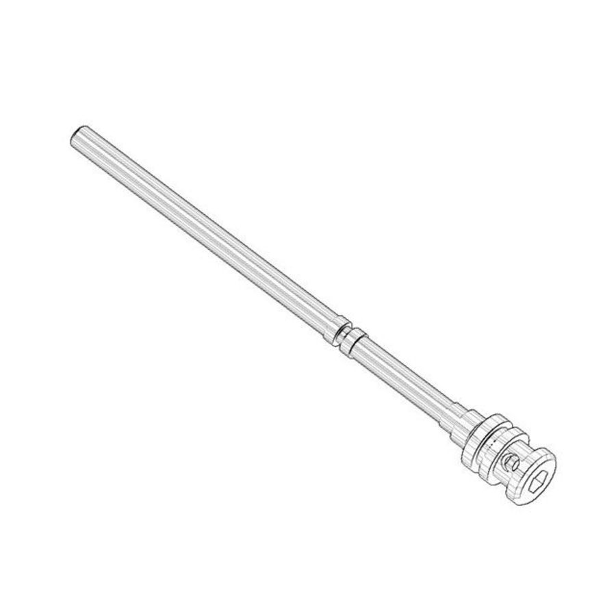 Trekstang voor omst. 15x147,5mm chr