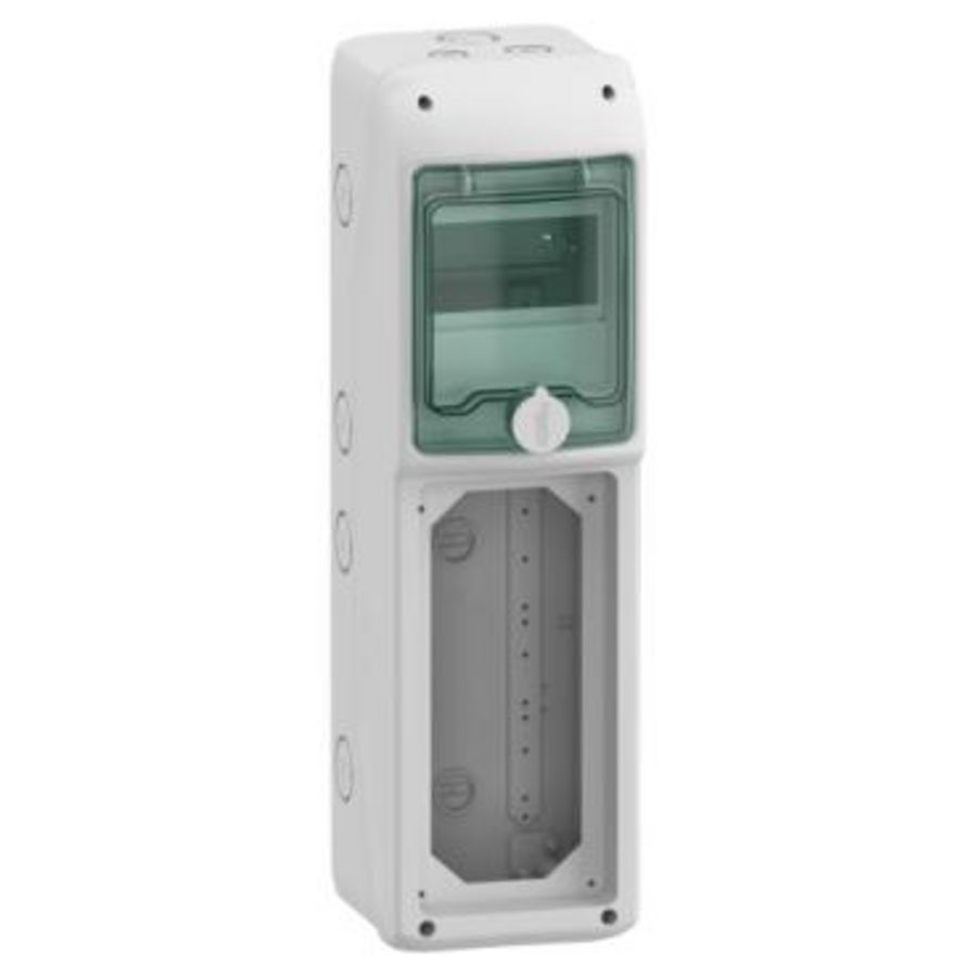 Verdeler contactdoos combinatie 1x5 mod 1 opening 103x225mm (W)