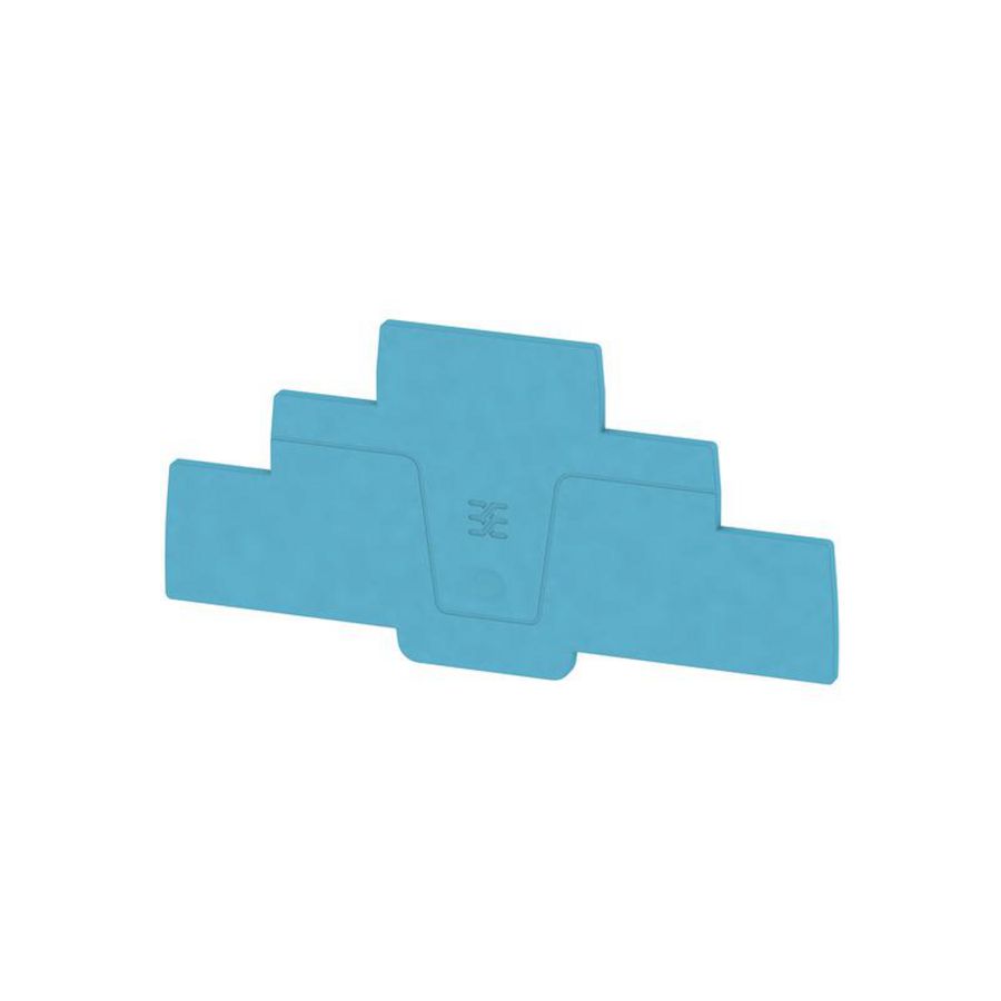 Afsluit- eindplaat blauw h:114.1mm b:2.1mm V-0 Wem VVE=20