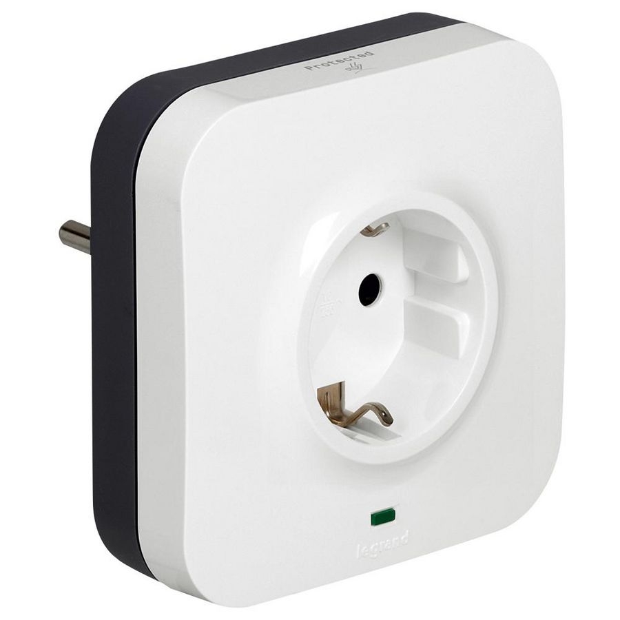 Overspanningsbeveiliging voor Wandcontactdoos + RJ45 RA