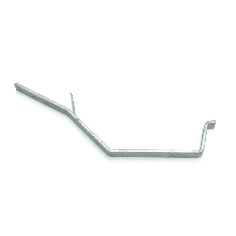 Bakgootbeugel B50 gegalv. 45° met lip 30x8mm