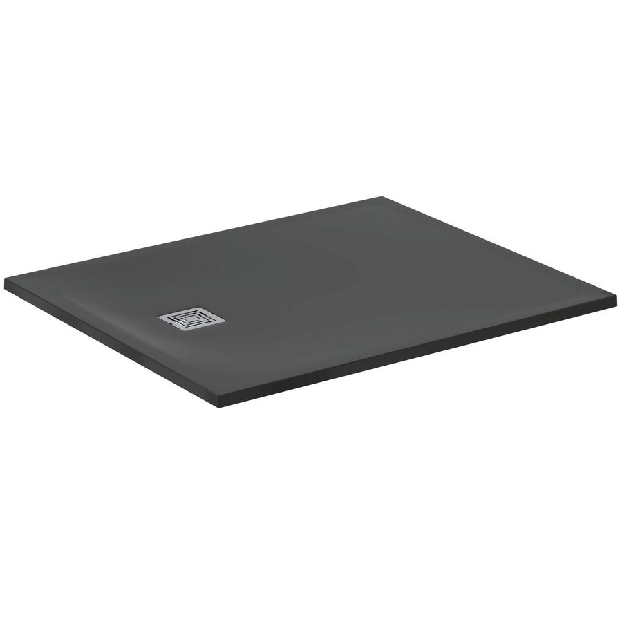 Douchebak Rechthoekig 1200x1000x30mm Zwart Ultra Flat S +