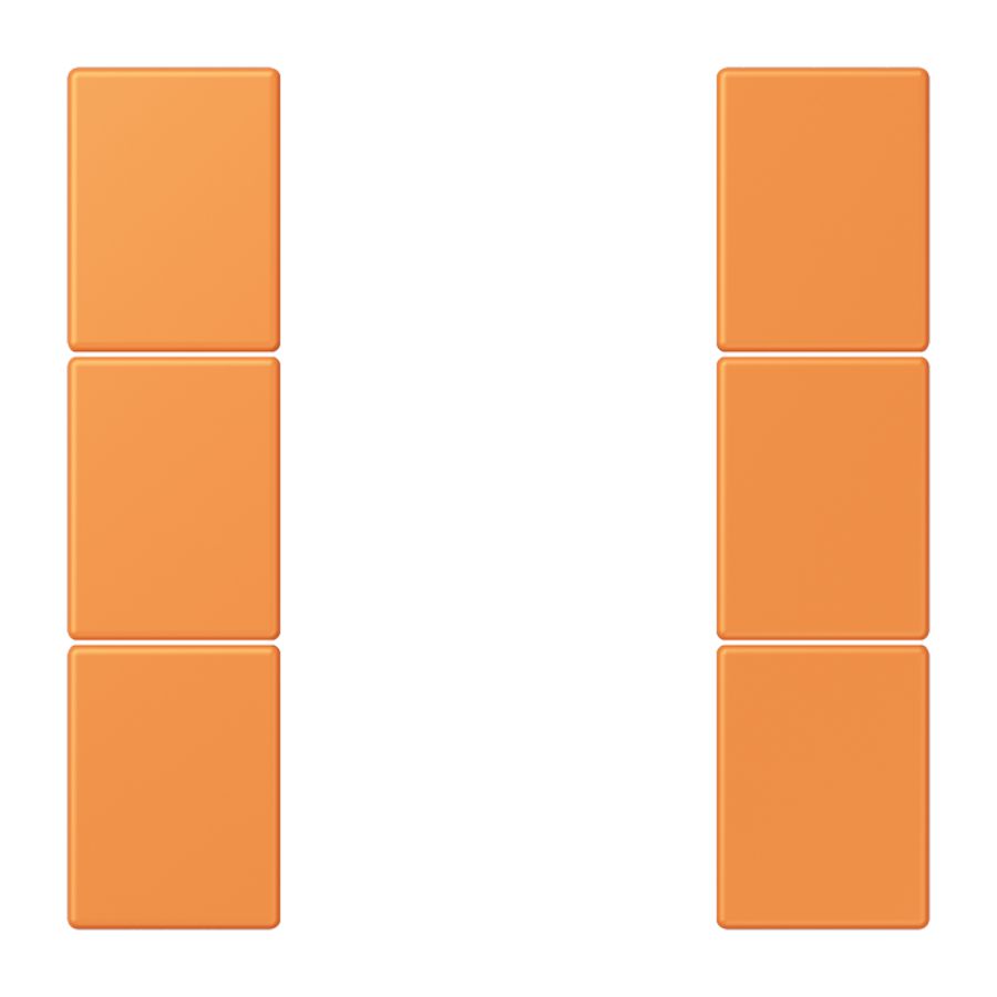 Tastafdekking F50 3-voudig compleet LC32081 KNX