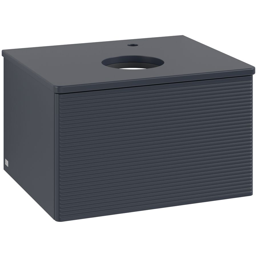 Wastafelonderkast Antao 600x360x500mm Mid.Blue Matt Lacquer L29150HG