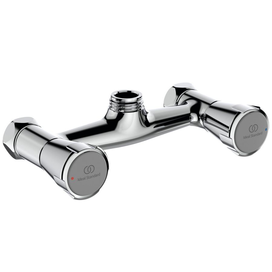 Nimbus II MessingEco wandkraan chroom hoh 150mm excl. uitloop excl. S-koppelingen