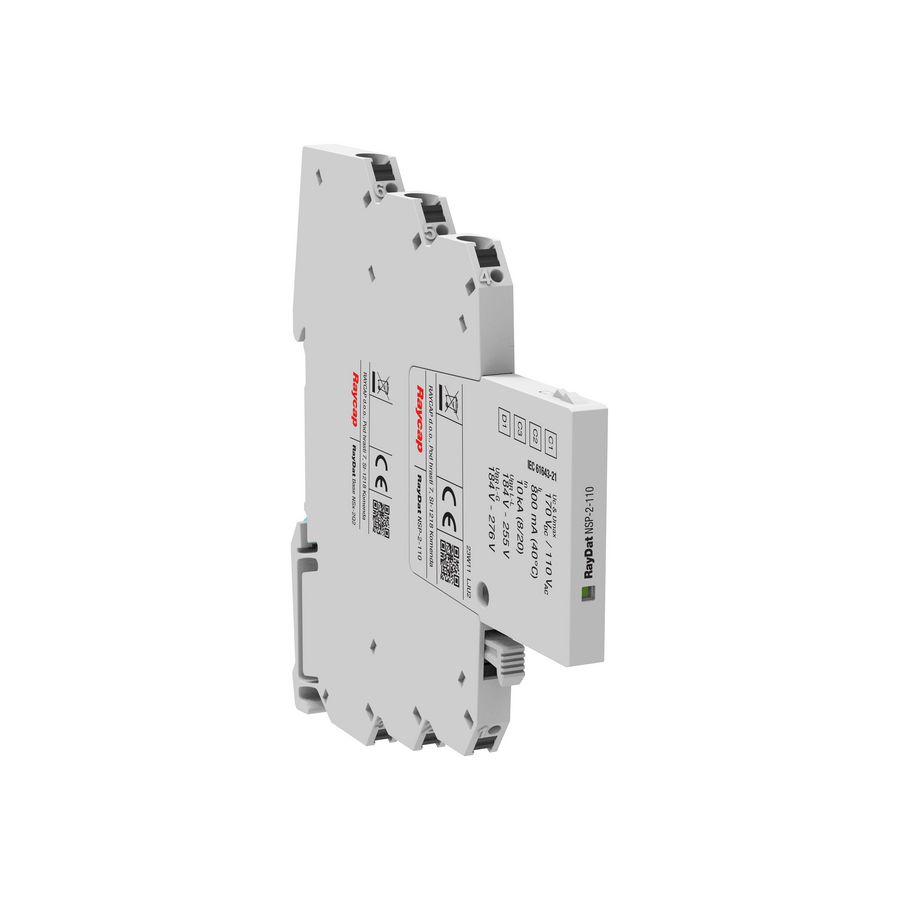 Dataoverspanningsbeveiliging single pair 110V