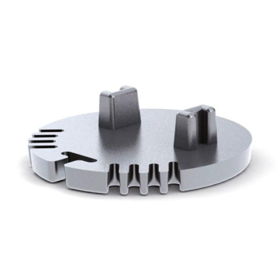 Eindkap rond aluminium 46290138
