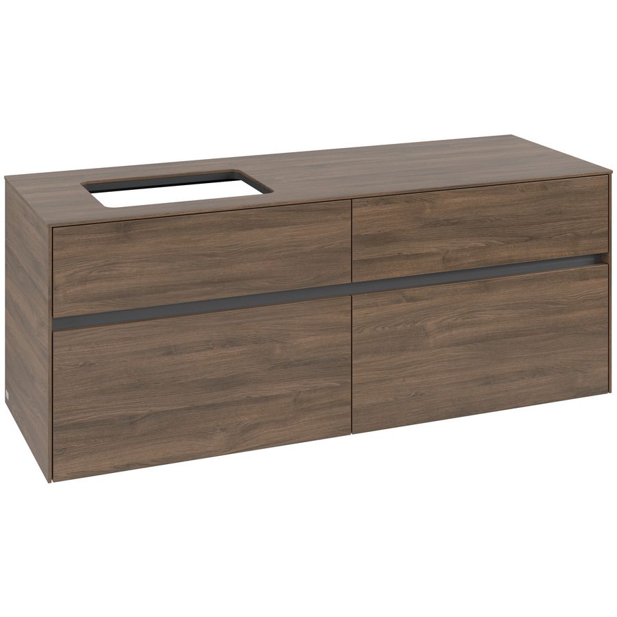 Wastafelonderkast Collaro 1400x548x500mm Ariz.Oak C11700VH