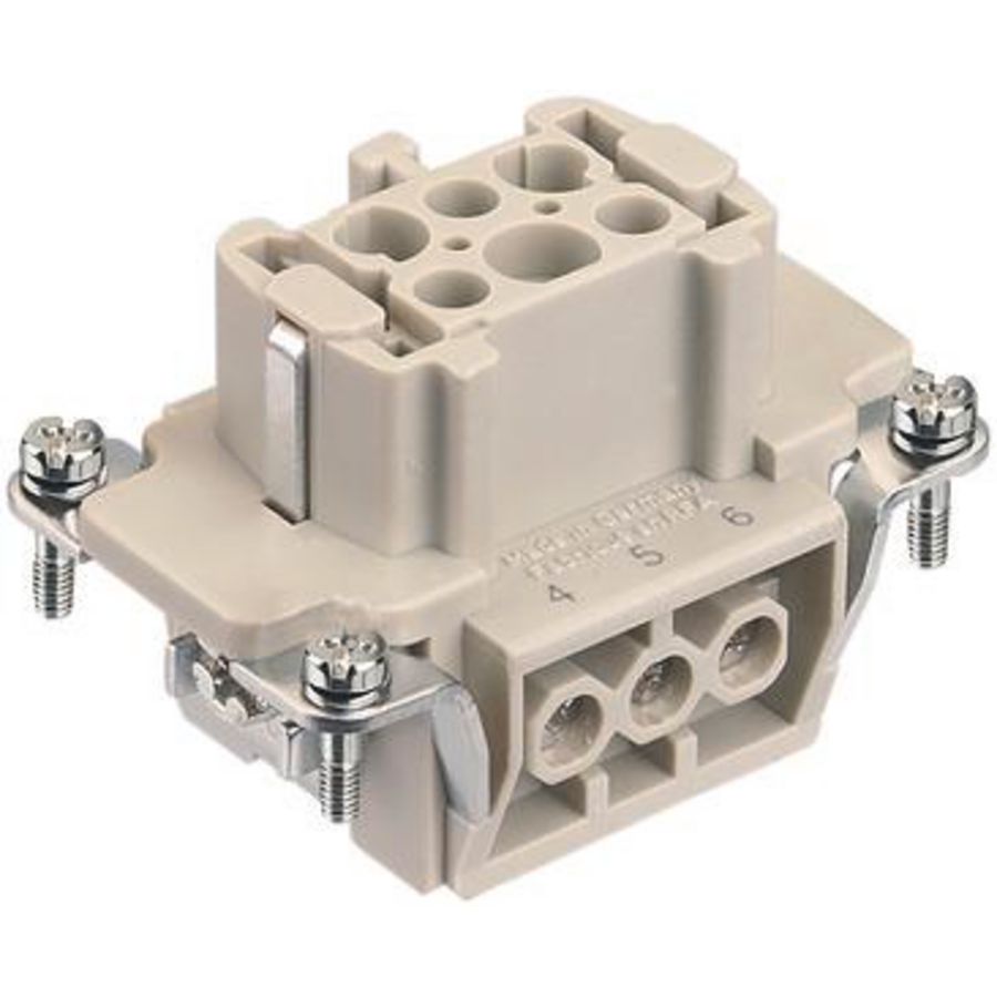 Contactblok Han E 06 Pos. vrouw Insert Screw