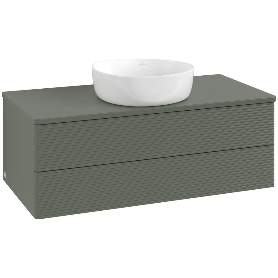 Wastafelonderkast Antao 1000x360x500mm L.Green Matt Lacquer L20150HL