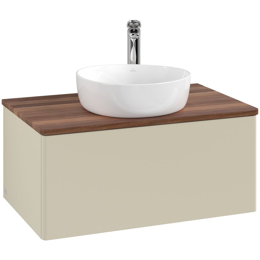 Wastafelonderkast Antao 800x360x500mm S.Grey Matt Lacquer L30052HJ