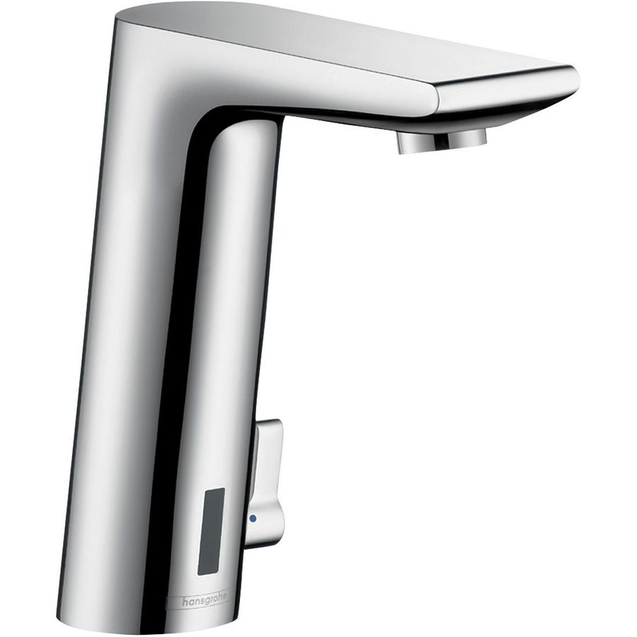 Metris S wastafelkraan chroom electr. met vst.uitloop 125mm infra