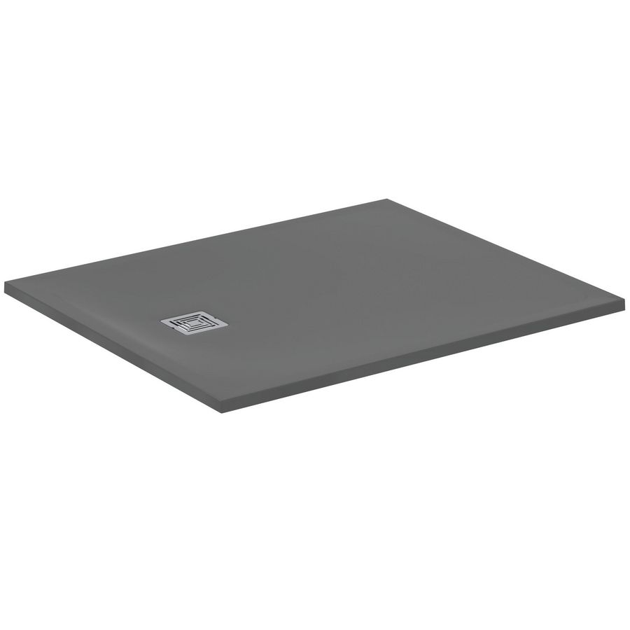 Douchebak rechthoek 1200x1000x30mm Betongrijs Ultra Flat S +