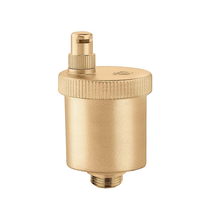 Automatische ontluchter met hygroscopisch kapje 3/8" messing
