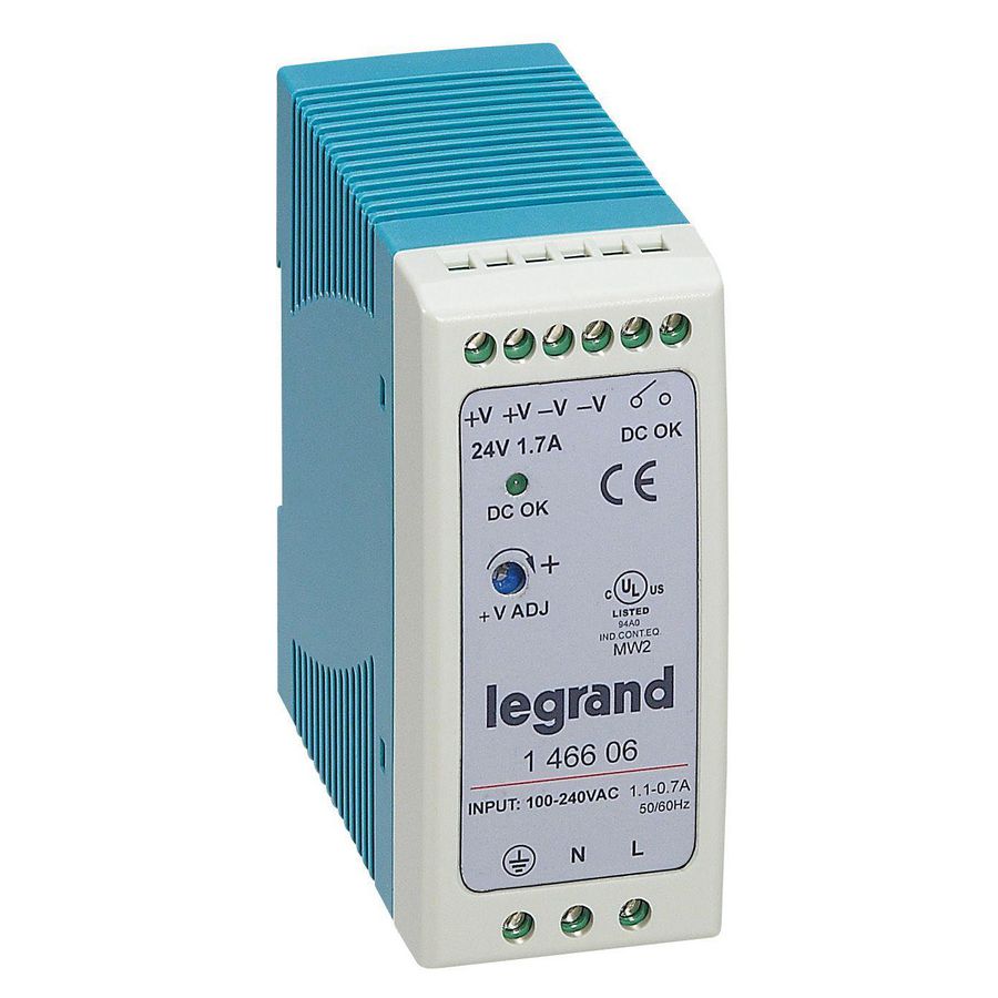 Voeding 1F 100-240VAC/24VDC 40W