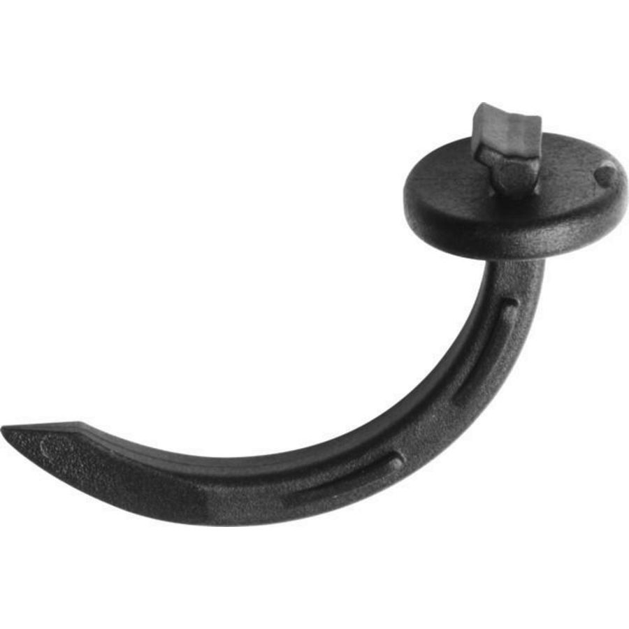 Fixeerhaken kunststof/zwart VVE=100
