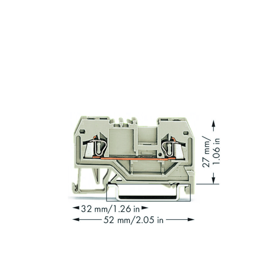 2-draads rijgklem 1,5mm² Ex e II 279-992 VVE=100