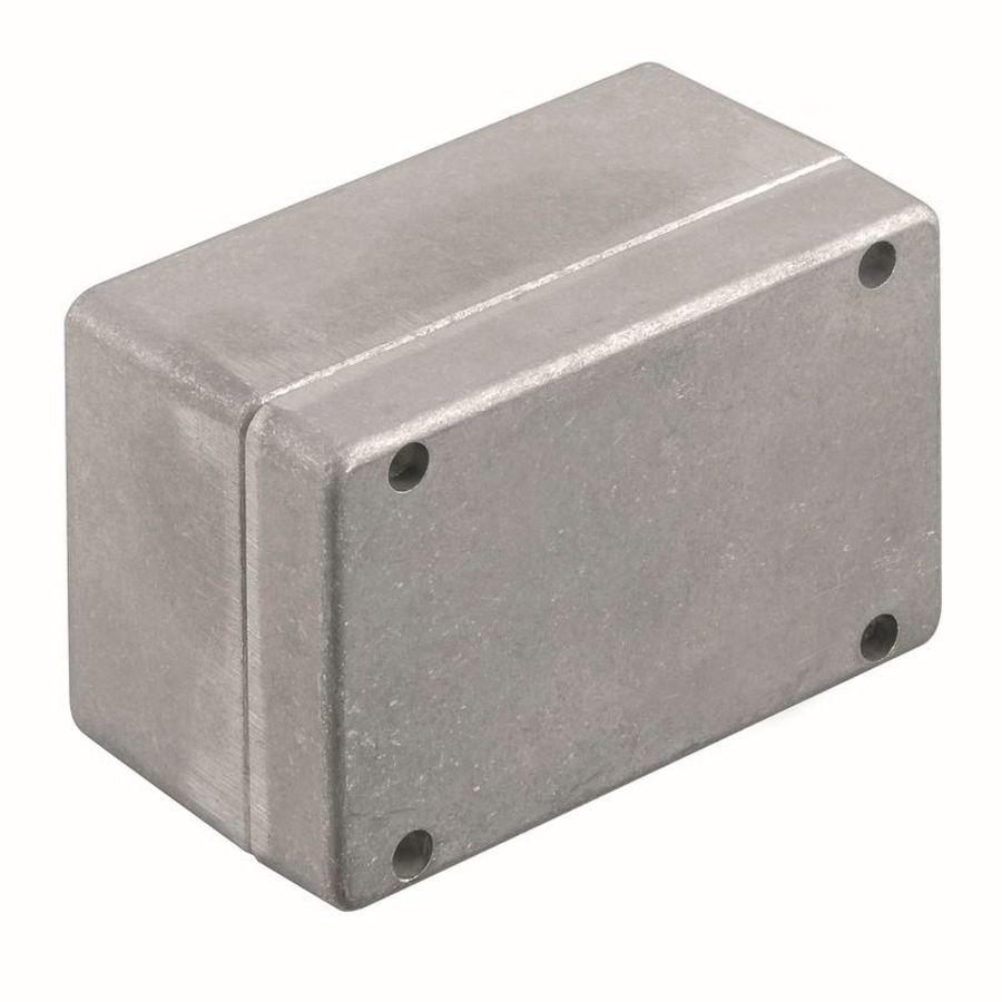 Schakelkast leeg aluminium 130x82x72mm onbehandeld