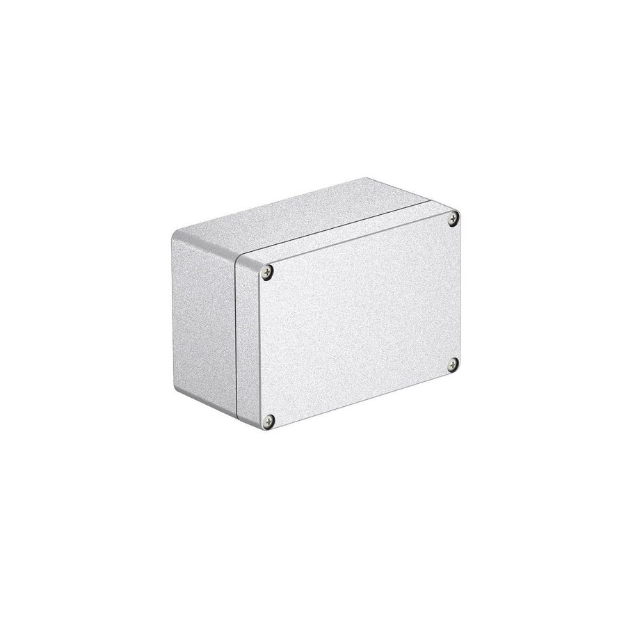 Aluminium kabeldoos coatbaar oppervlak 125x80x57 aluminium